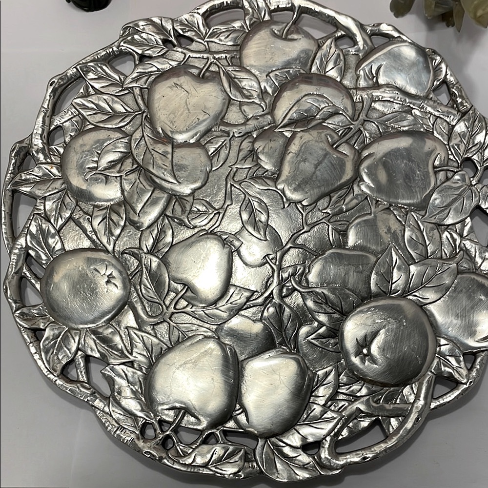 Arthur Court Silver Kitchen Tool Serving Tray